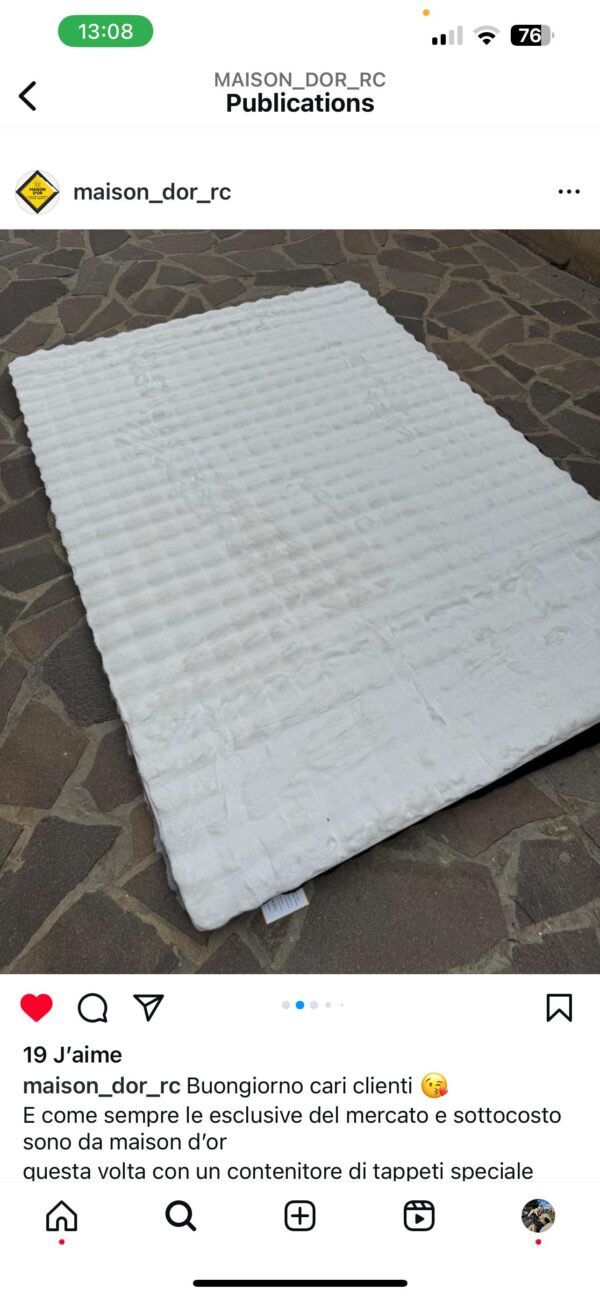 Tappeto Bubble bianco 160x230 - immagine 2