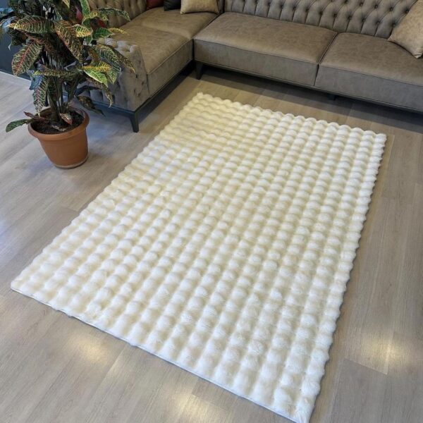 Tappeto Bubble bianco 160x230
