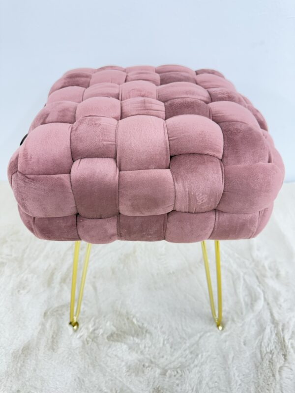 Pouf Venezia Rosa Cipria - immagine 5