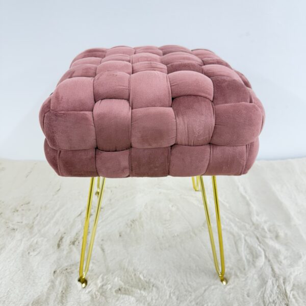 Pouf Venezia Rosa Cipria - immagine 3