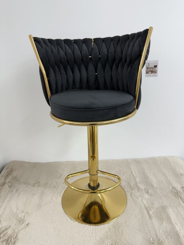 Sgabello Bar Nero - immagine 6