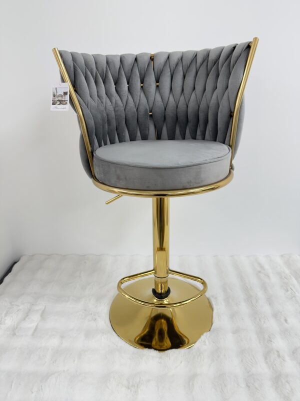 Sgabello Bar Grigio - immagine 6