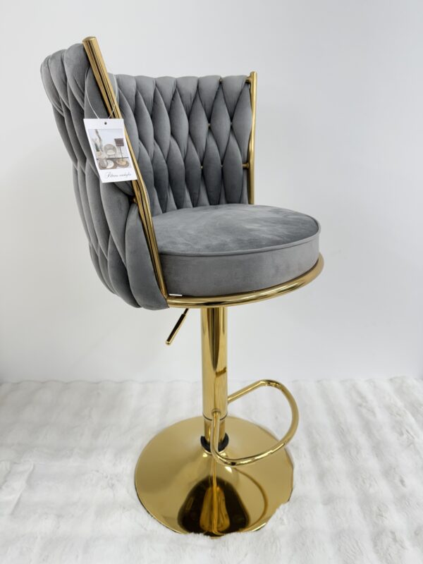 Sgabello Bar Grigio - immagine 8