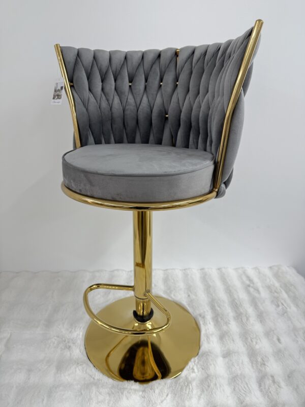 Sgabello Bar Grigio - immagine 2