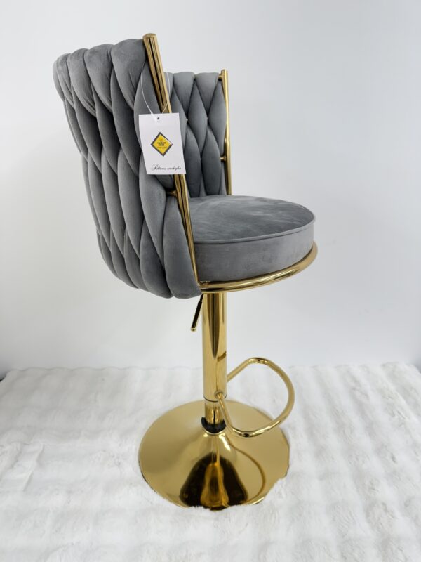 Sgabello Bar Grigio - immagine 4