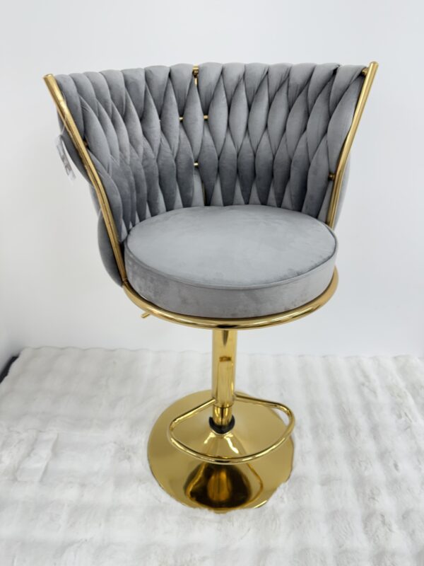 Sgabello Bar Grigio - immagine 3