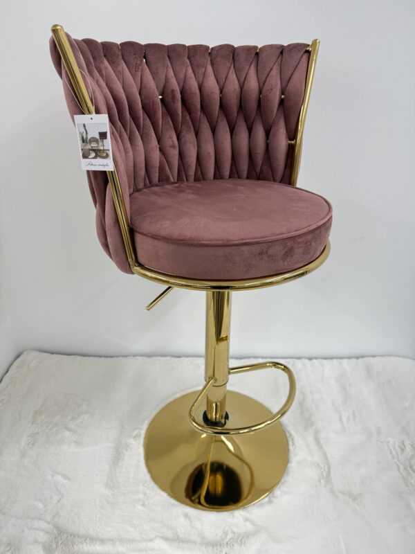 Sgabello Bar Rosa cipra - immagine 5