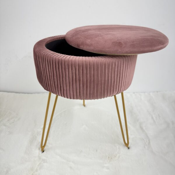 Pouf tavolino contenitore Cipria - immagine 4